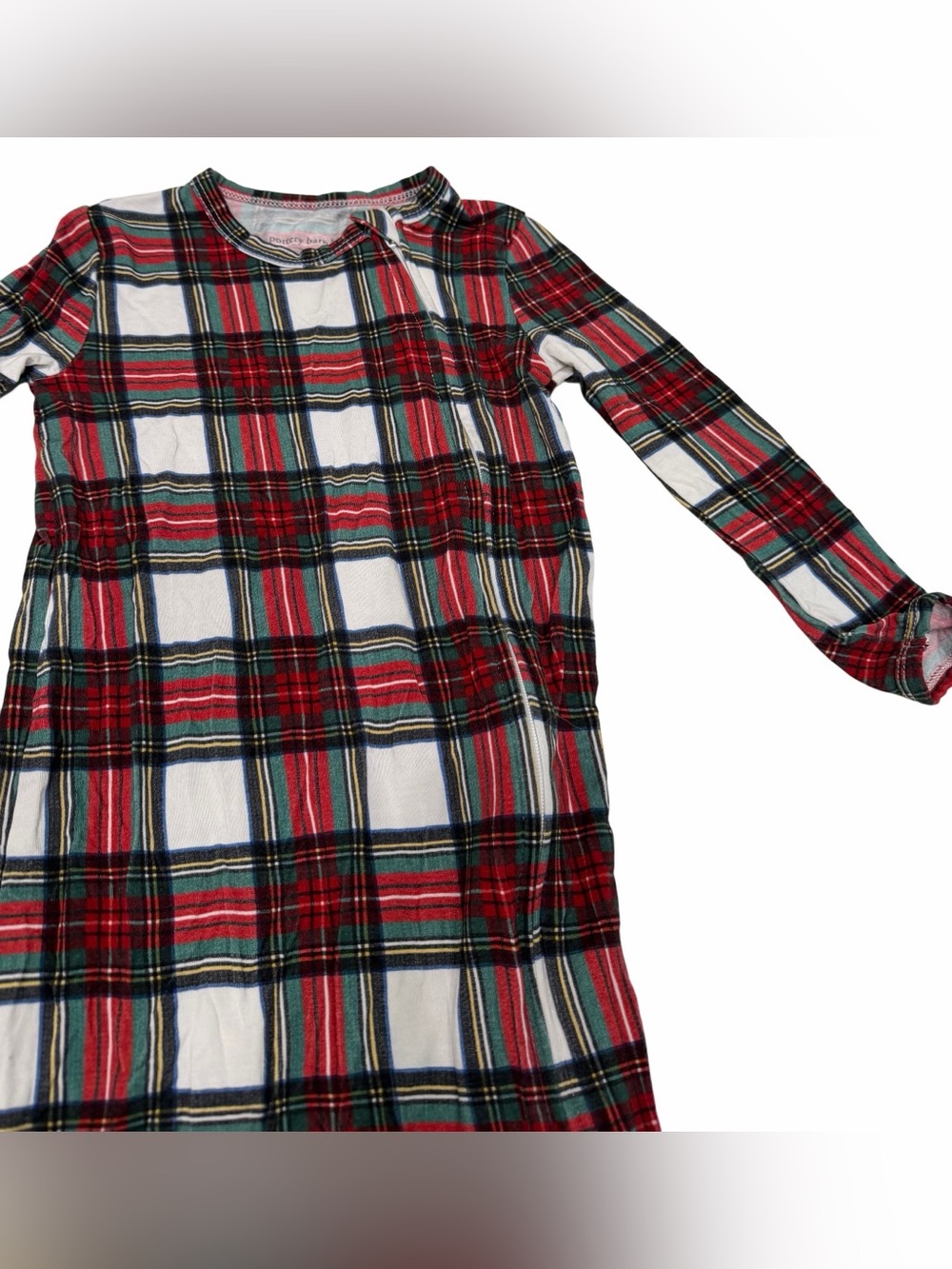 Pottery Barn Kids plaid pajama One Piece Size‎ 18-24 Month